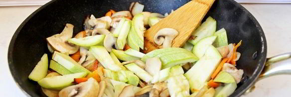 гречка с овощами