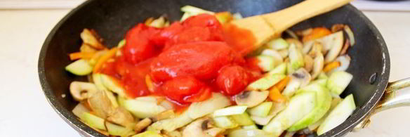 гречка с овощами