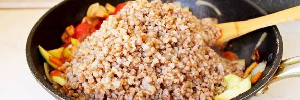 гречка с овощами