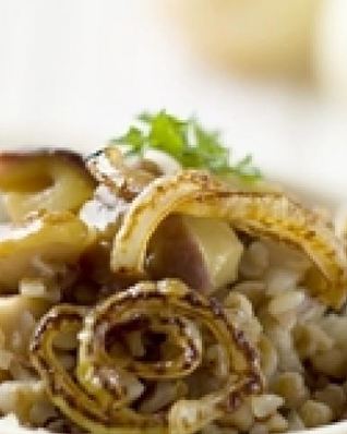 Гречневая каша с грибами