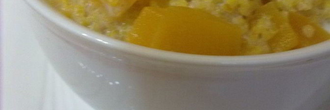 Кукурузная каша с тыквой