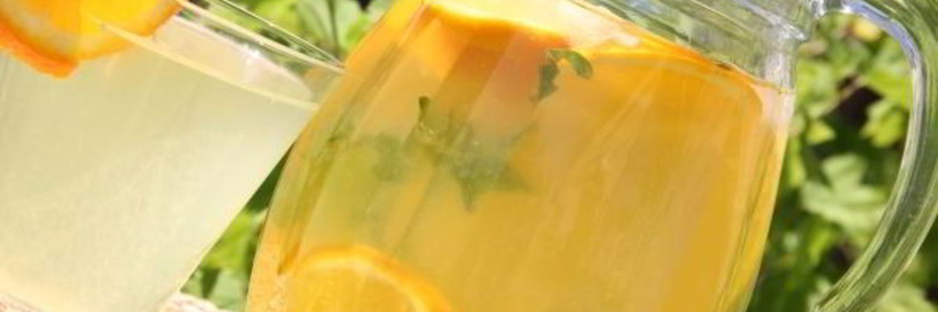 Апельсиновый напиток с мятой