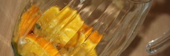 апельсиновый напиток с мятой