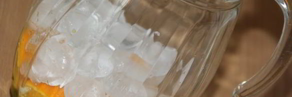 апельсиновый напиток с мятой