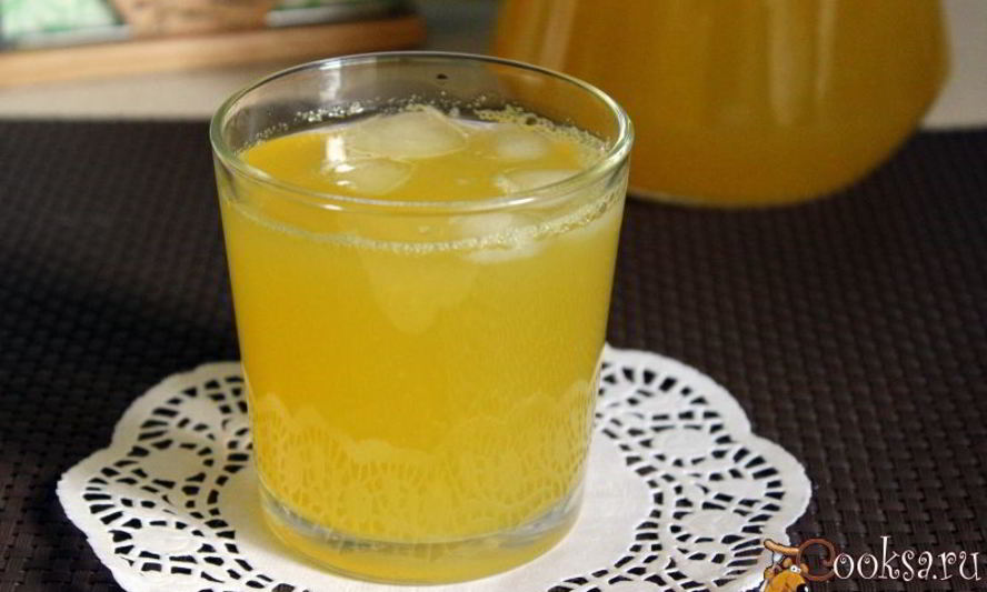 Рецепт апельсинового напитка с зеленым чаем