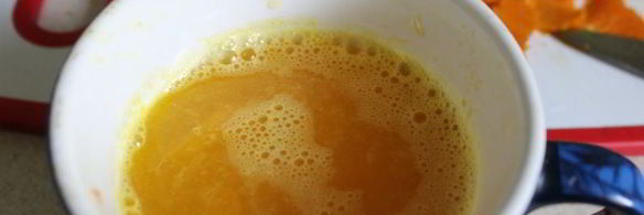 апельсиновый напиток с зеленым чаем