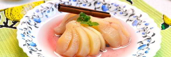 груши вареные в сиропе