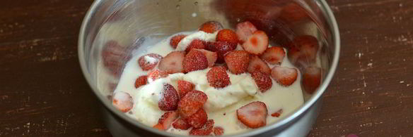 клубничный коктейль