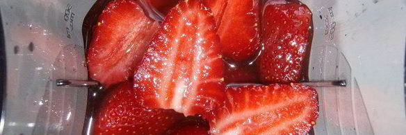 коктейль имбирная клубничка