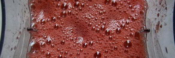 коктейль имбирная клубничка