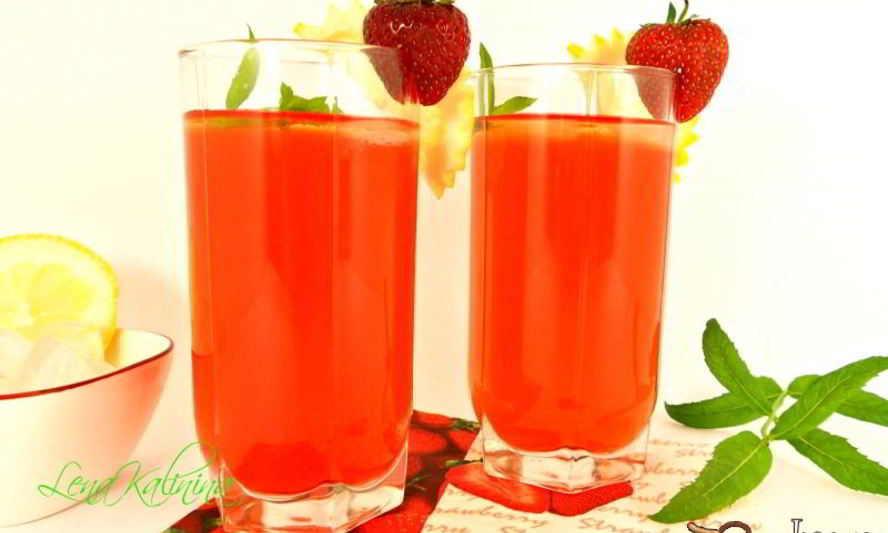 Рецепт клубничного лимонада