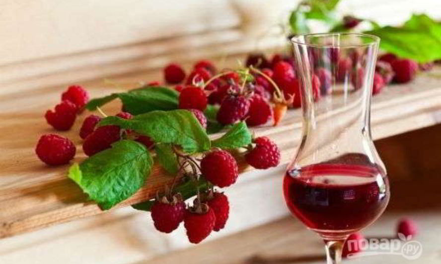 Рецепт малинового вина