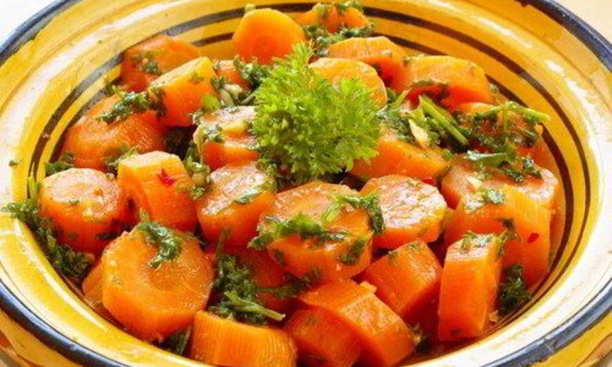 Рецепт моркови в кленовом сиропе со свежим укропом