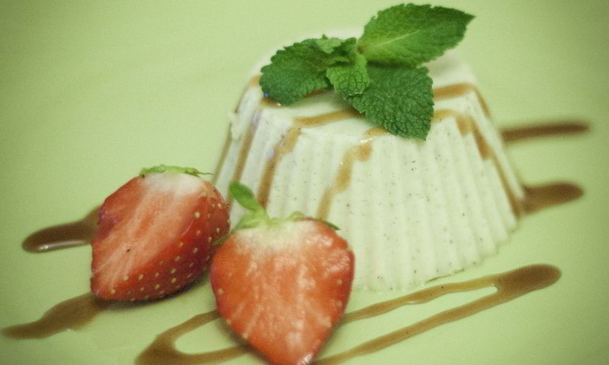 Рецепт панны-котты с карамельным сиропом