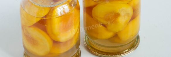 персики в сиропе на зиму