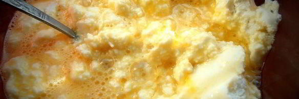 утренняя ватрушка фруктовый коктейль в творожке на песочном тесте