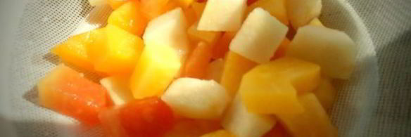 утренняя ватрушка фруктовый коктейль в творожке на песочном тесте