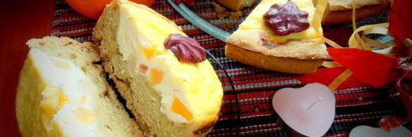 утренняя ватрушка фруктовый коктейль в творожке на песочном тесте