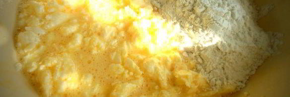 утренняя ватрушка фруктовый коктейль в творожке на песочном тесте