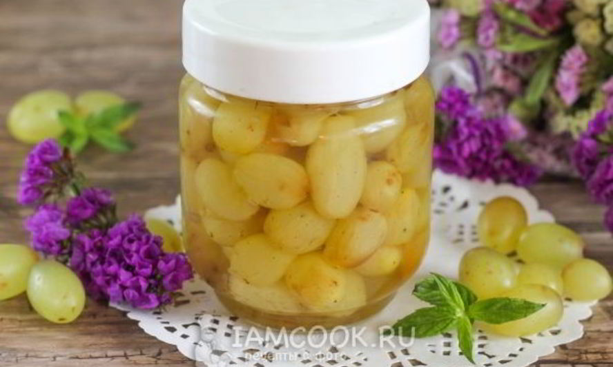 Рецепт винограда в сиропе на зиму