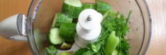 зеленый коктейль для сыроедов