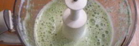 зеленый коктейль для сыроедов