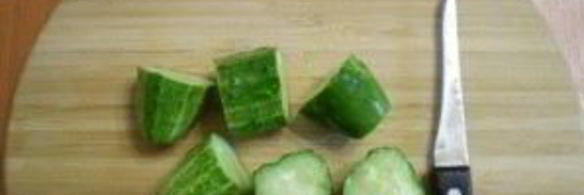 зеленый коктейль с огурцом