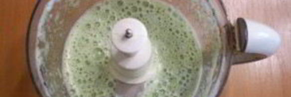 зеленый коктейль с огурцом