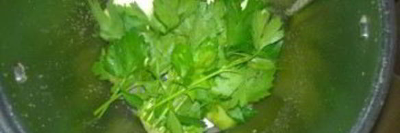 зеленый коктейль с цукини