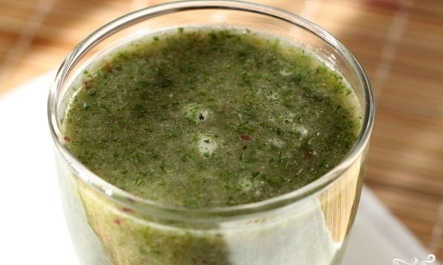 Рецепт зеленого коктейля с вишней