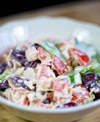 Салат с крабовыми палочками