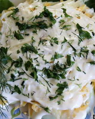 Французский салат Красотка