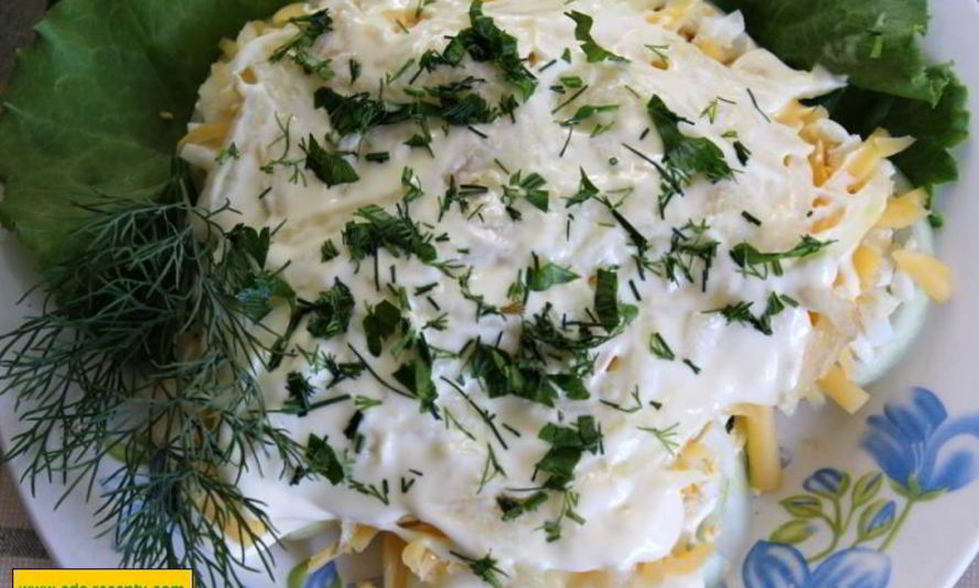 Рецепт французского салата красотка