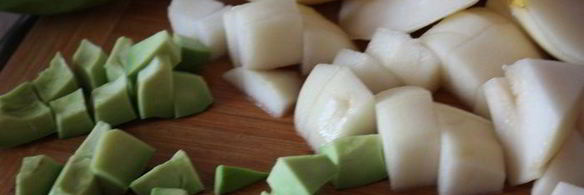 фруктовый салат с розмариновым медом