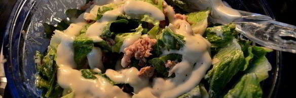 легкий салат с тунцом