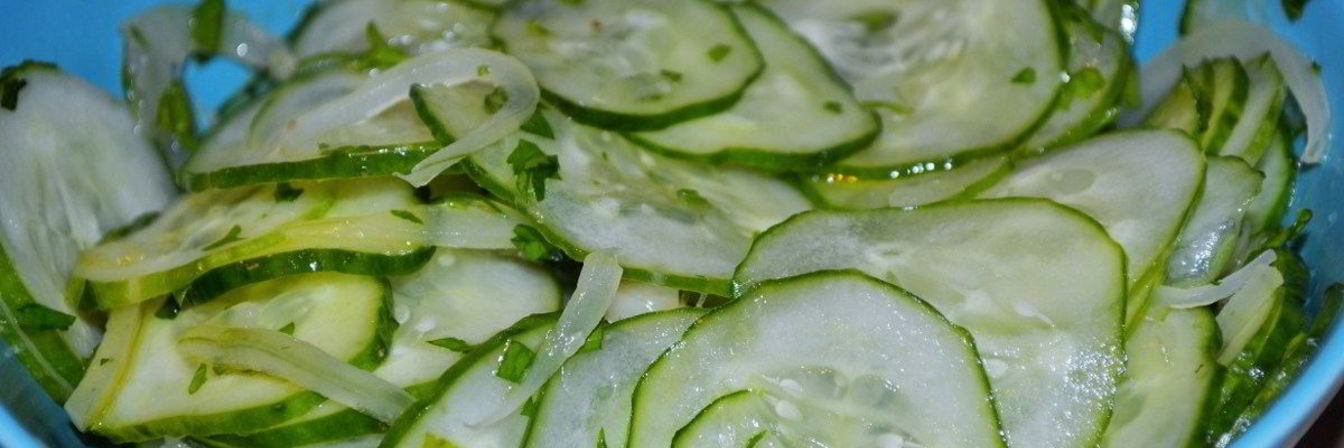 Летний зеленый салат