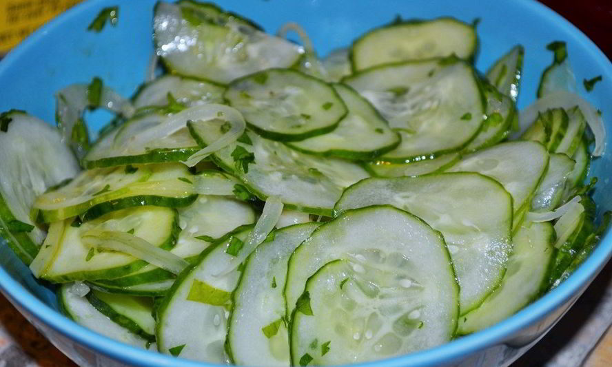 Рецепт летнего зеленого салата
