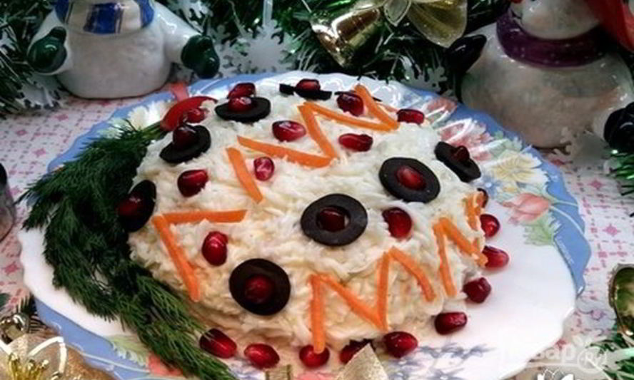 Рецепт новогоднего салата елочная игрушка