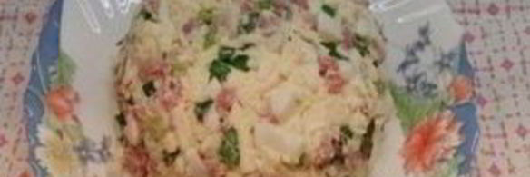 новогодний салат елочная игрушка