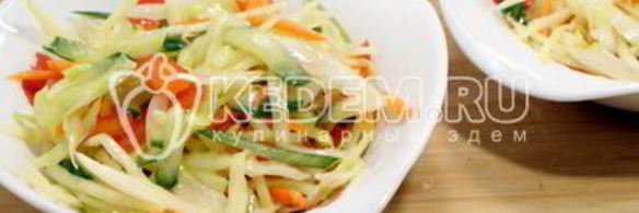 овощной салат с капустой