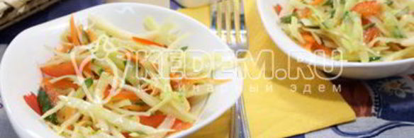 овощной салат с капустой