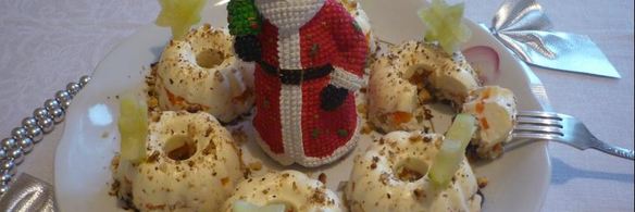 порционный салат снежные горки