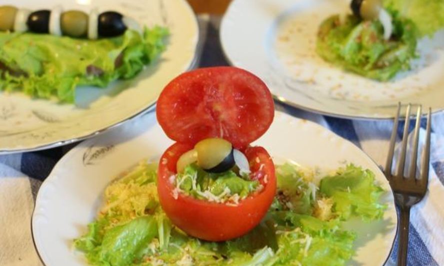 Рецепт салата дамам кольца, мужчинам браслеты