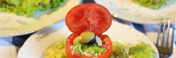 салат дамам кольца, мужчинам браслеты