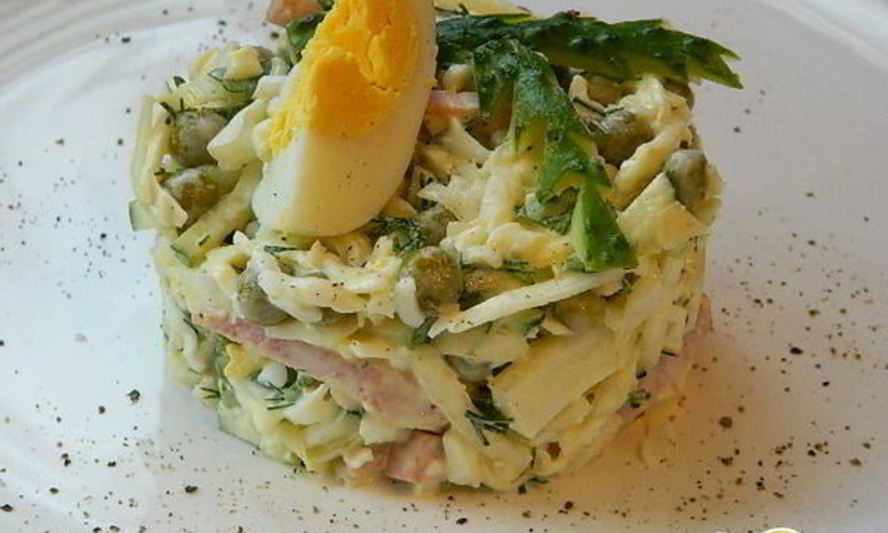 Рецепт салата днестр