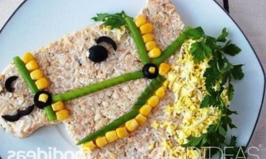 Рецепт салата год лошади