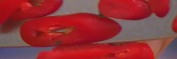 салат из фасоли с жареным тофу