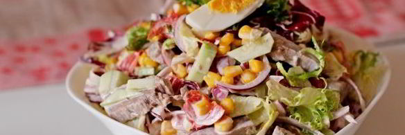 салат из говядины и маринованного перца