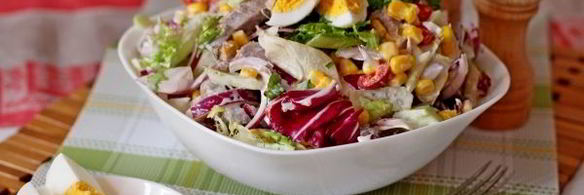 салат из говядины и маринованного перца