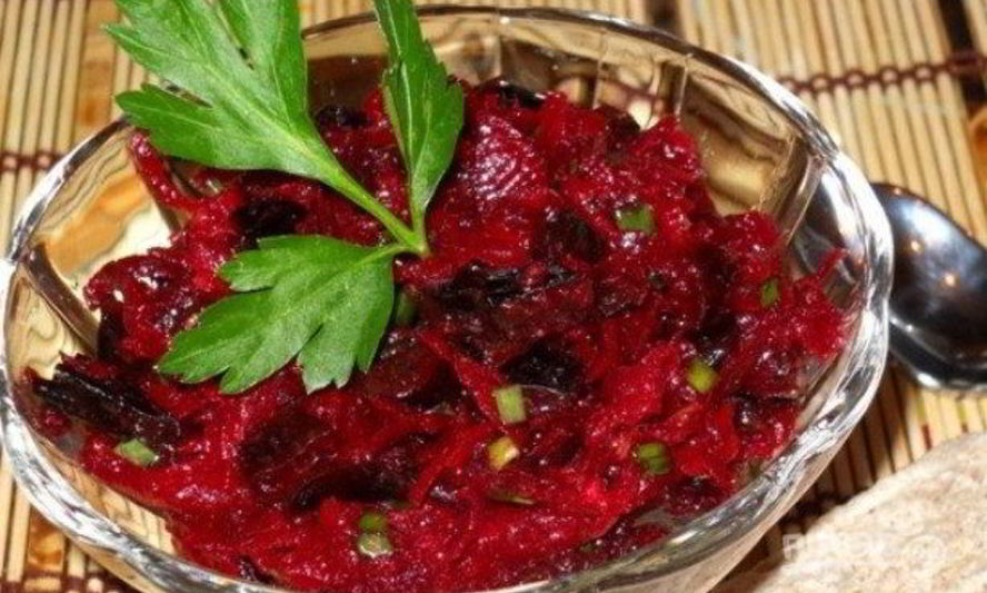 Рецепт салата из красной свеклы